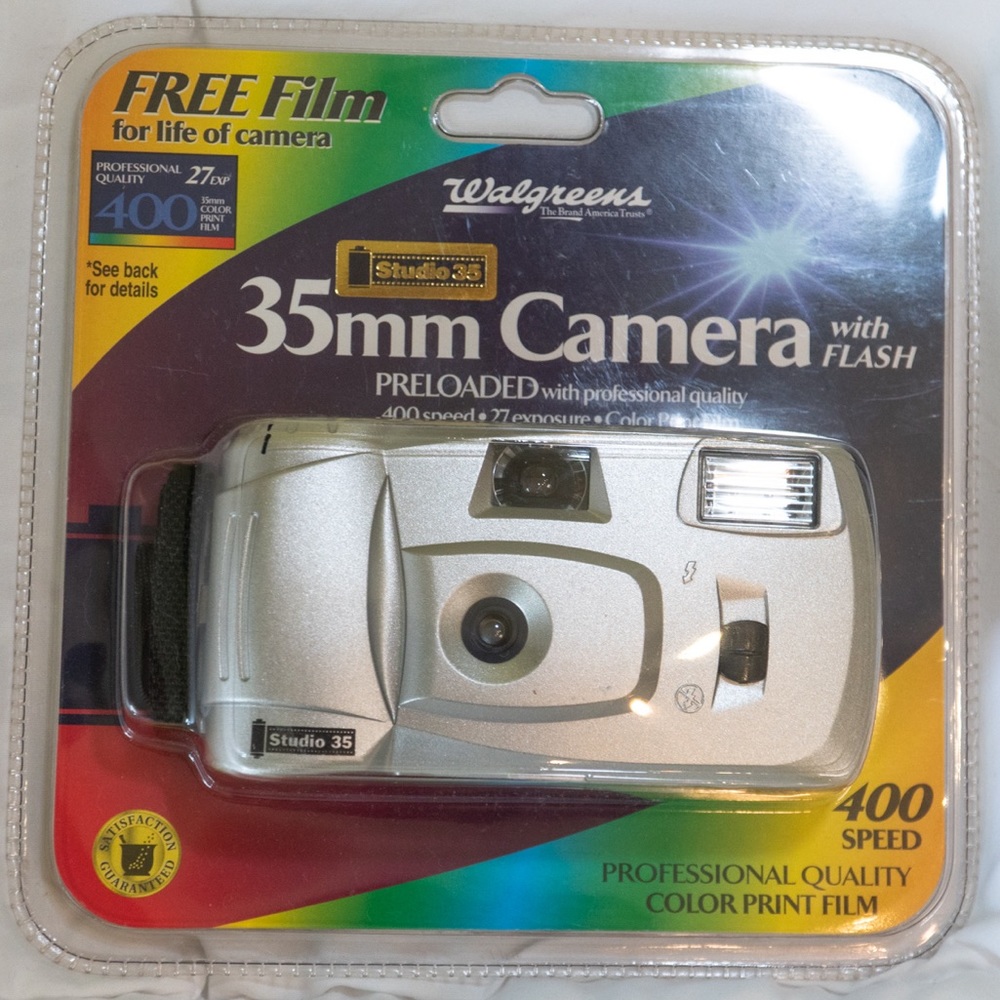Film camera from Walgreens